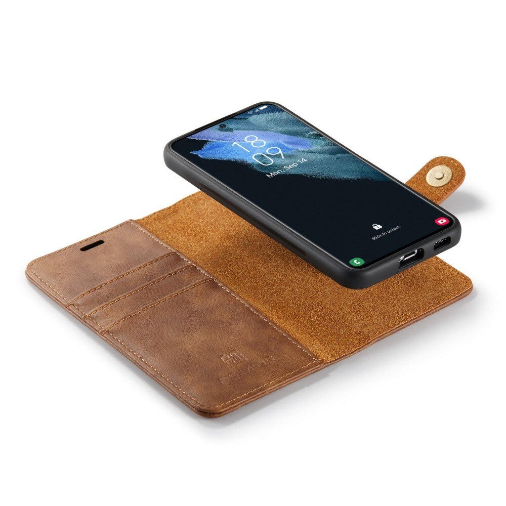 Magnet Wallet Samsung Galaxy S23 Plus Cognac