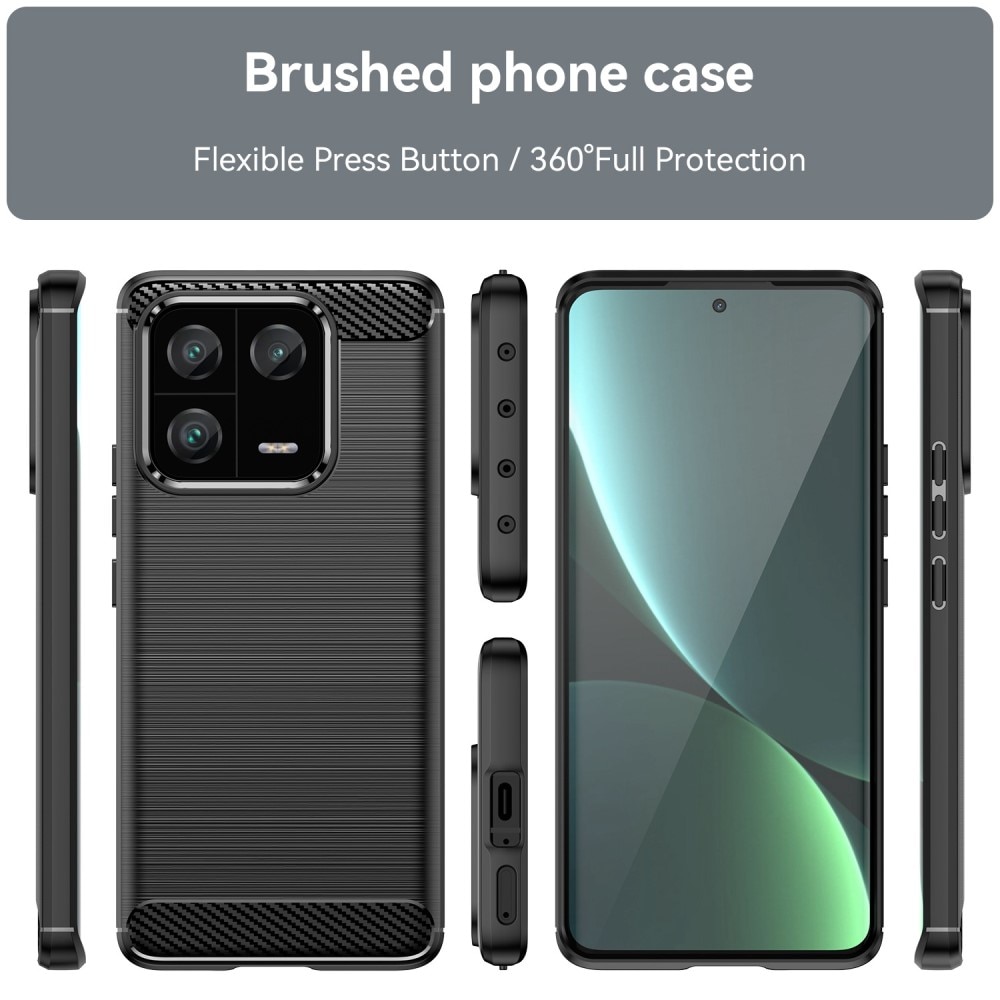 Hoesje TPU Brushed  Xiaomi 13 Pro zwart