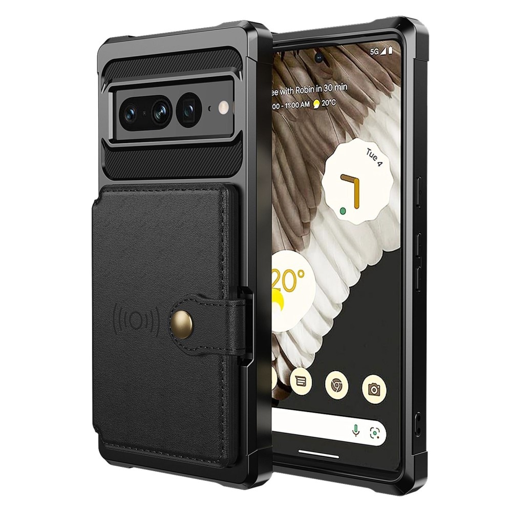 Google Pixel 7 Pro Tough Multi-slot Case zwart
