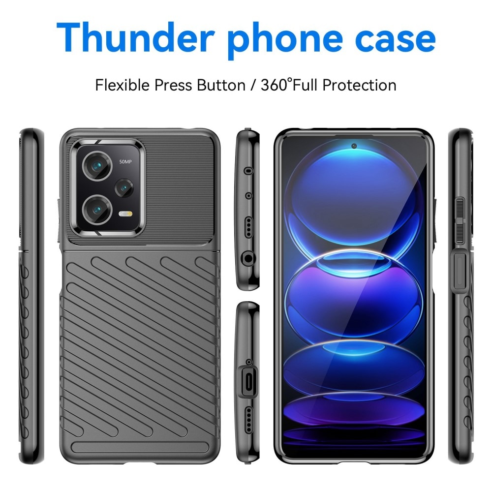 Xiaomi Redmi Note 12 Pro 5G Thunder TPU Case zwart