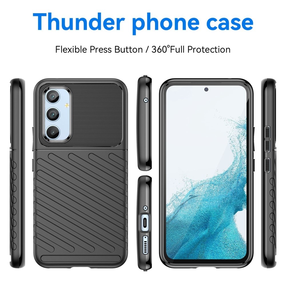 Samsung Galaxy A54 Thunder TPU Case zwart