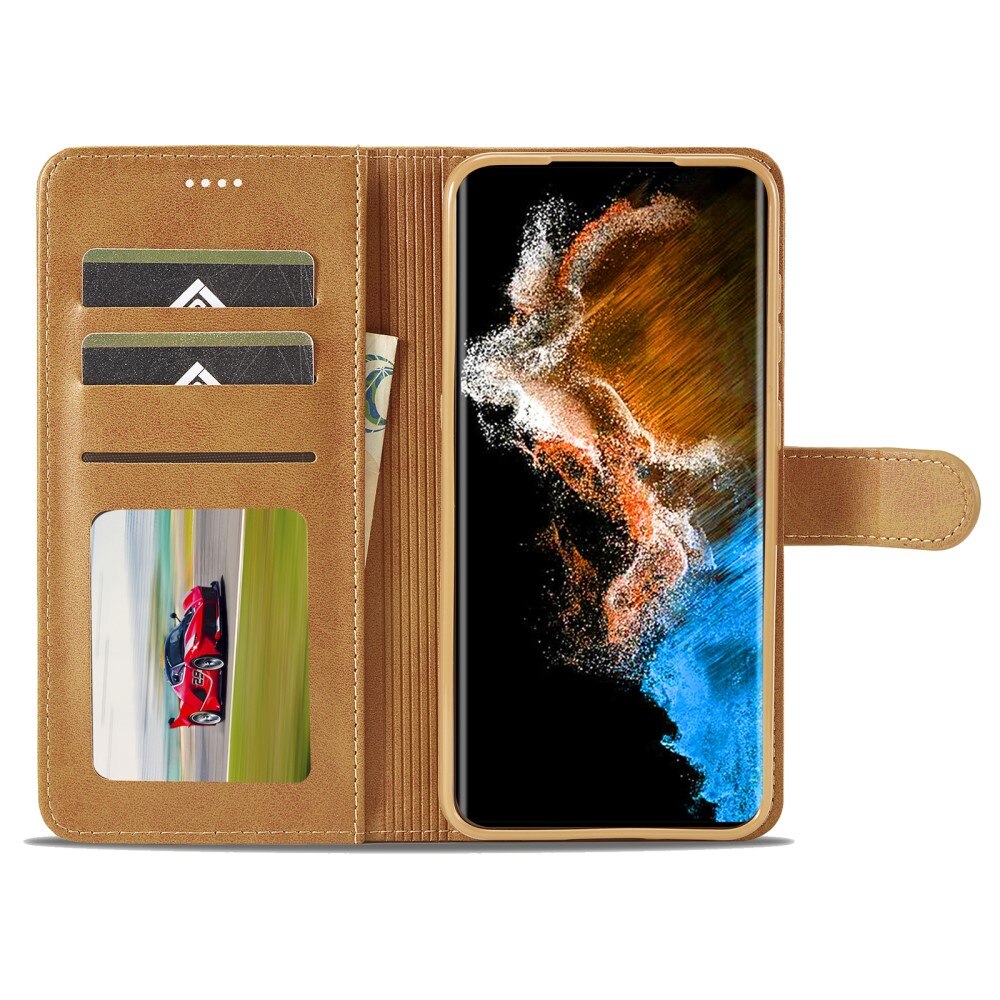 Bookcover hoesje Samsung Galaxy S23 cognac