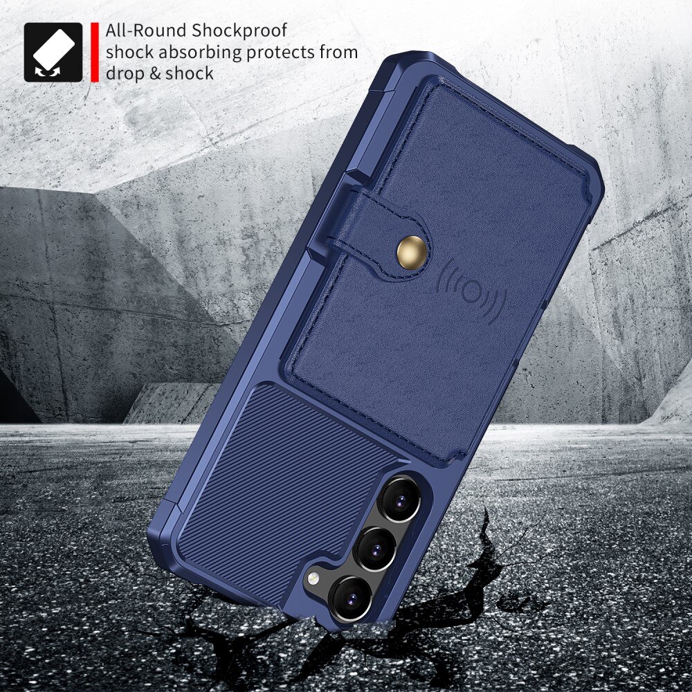 Samsung Galaxy S23 Tough Multi-slot Hoesje Blauw