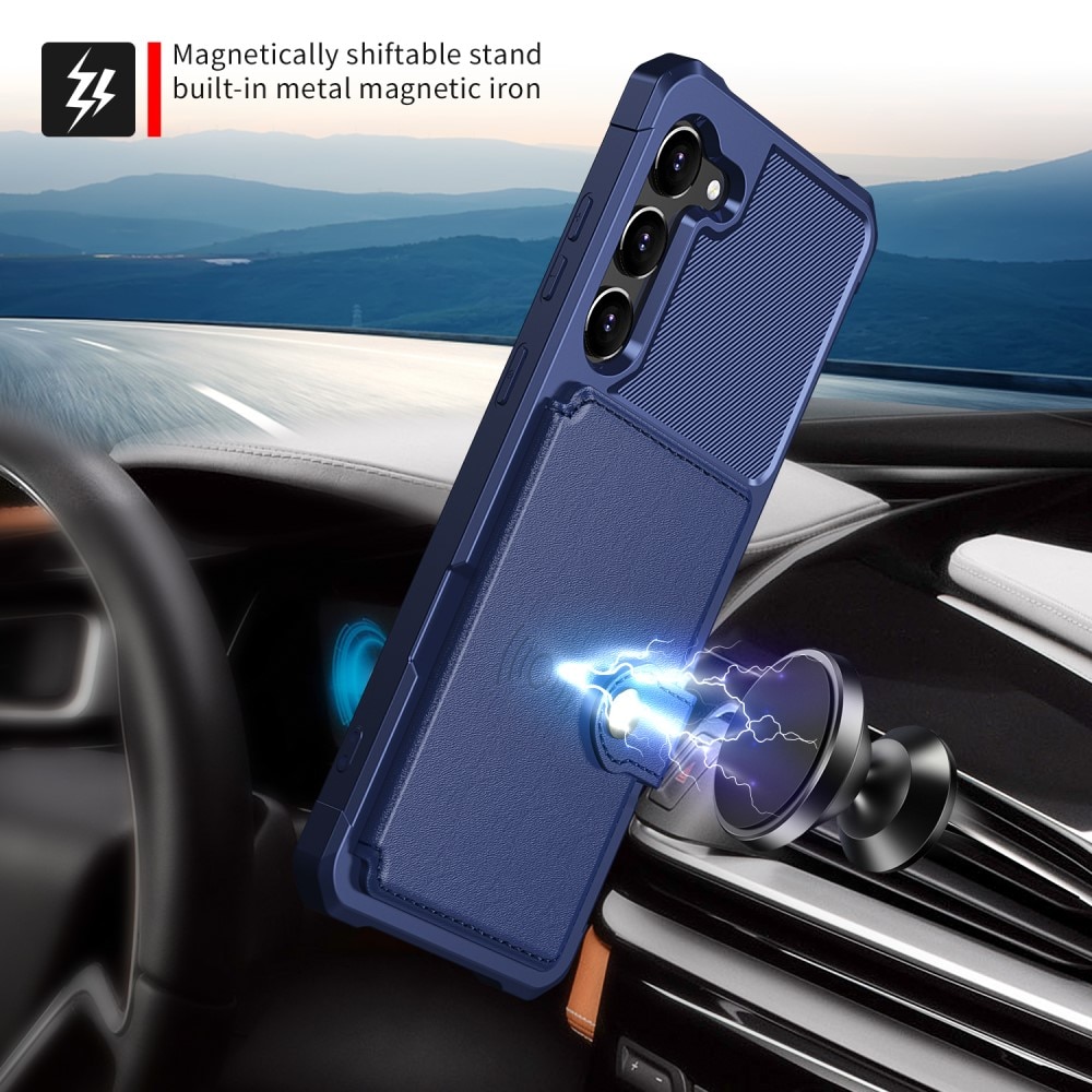 Samsung Galaxy S23 Tough Multi-slot Hoesje Blauw