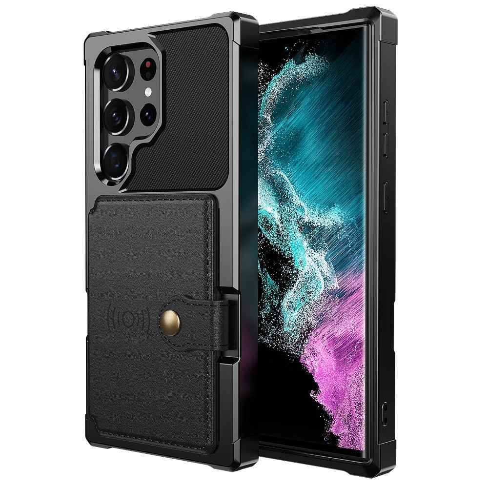 Samsung Galaxy S23 Ultra Tough Multi-slot Case zwart