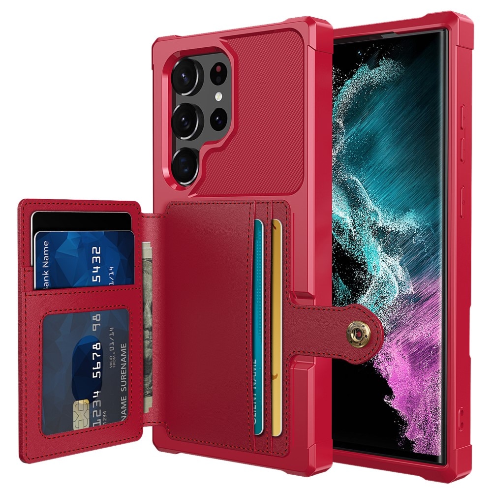 Samsung Galaxy S23 Ultra Tough Multi-slot Case rood