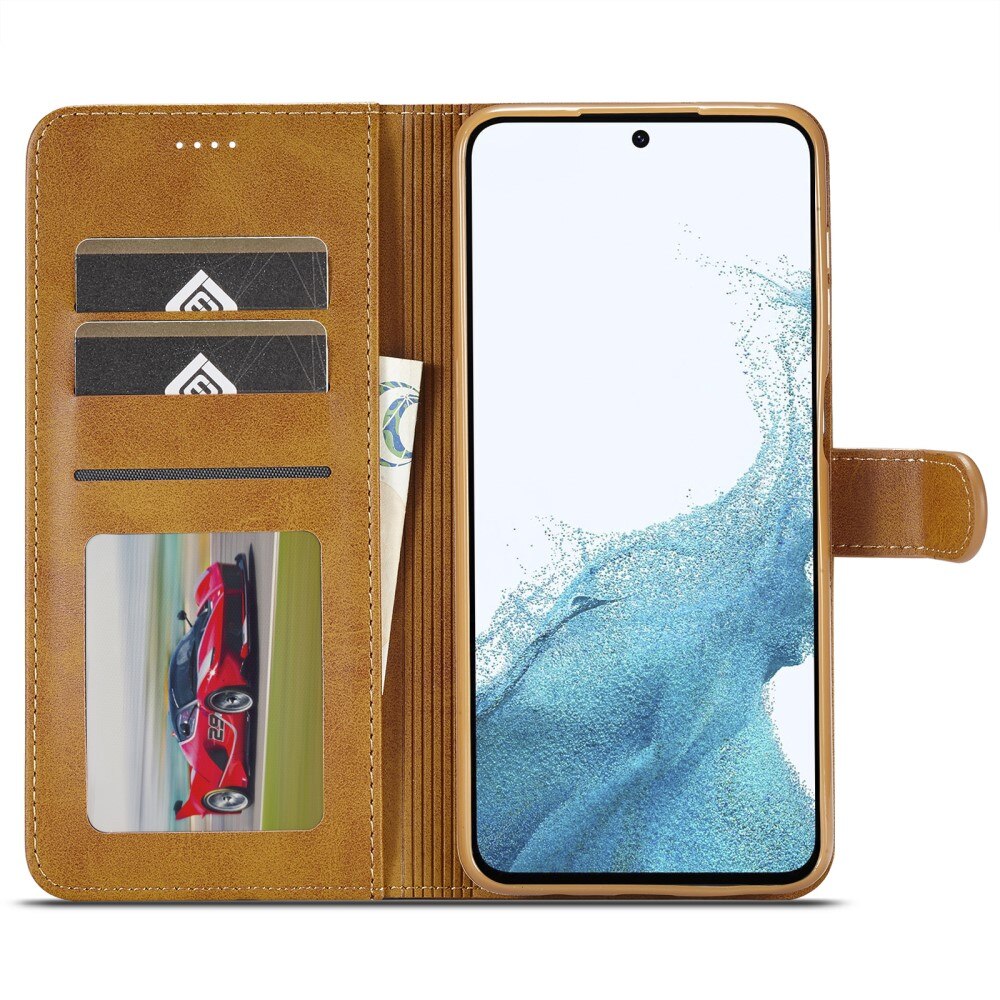 Bookcover hoesje Samsung Galaxy A54 cognac