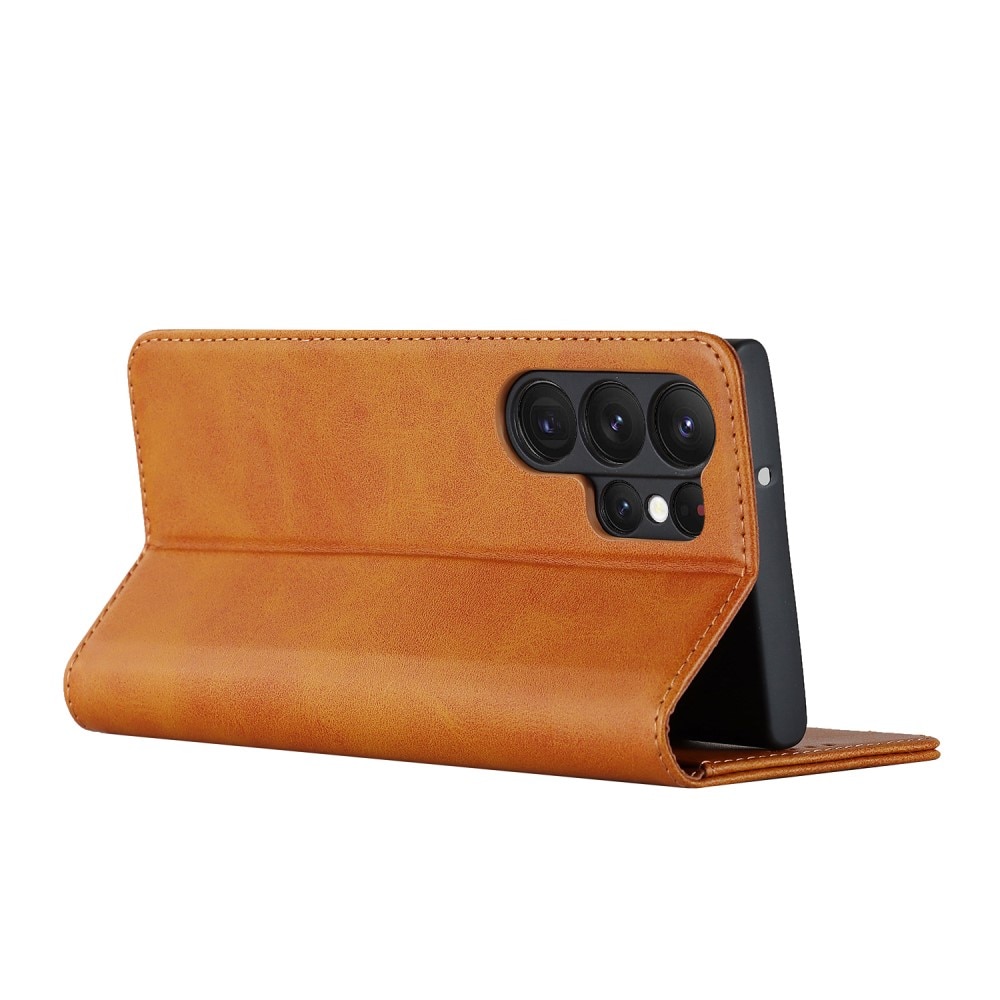 Samsung Galaxy S23 Ultra Slim Smartphonehoesje Bruin