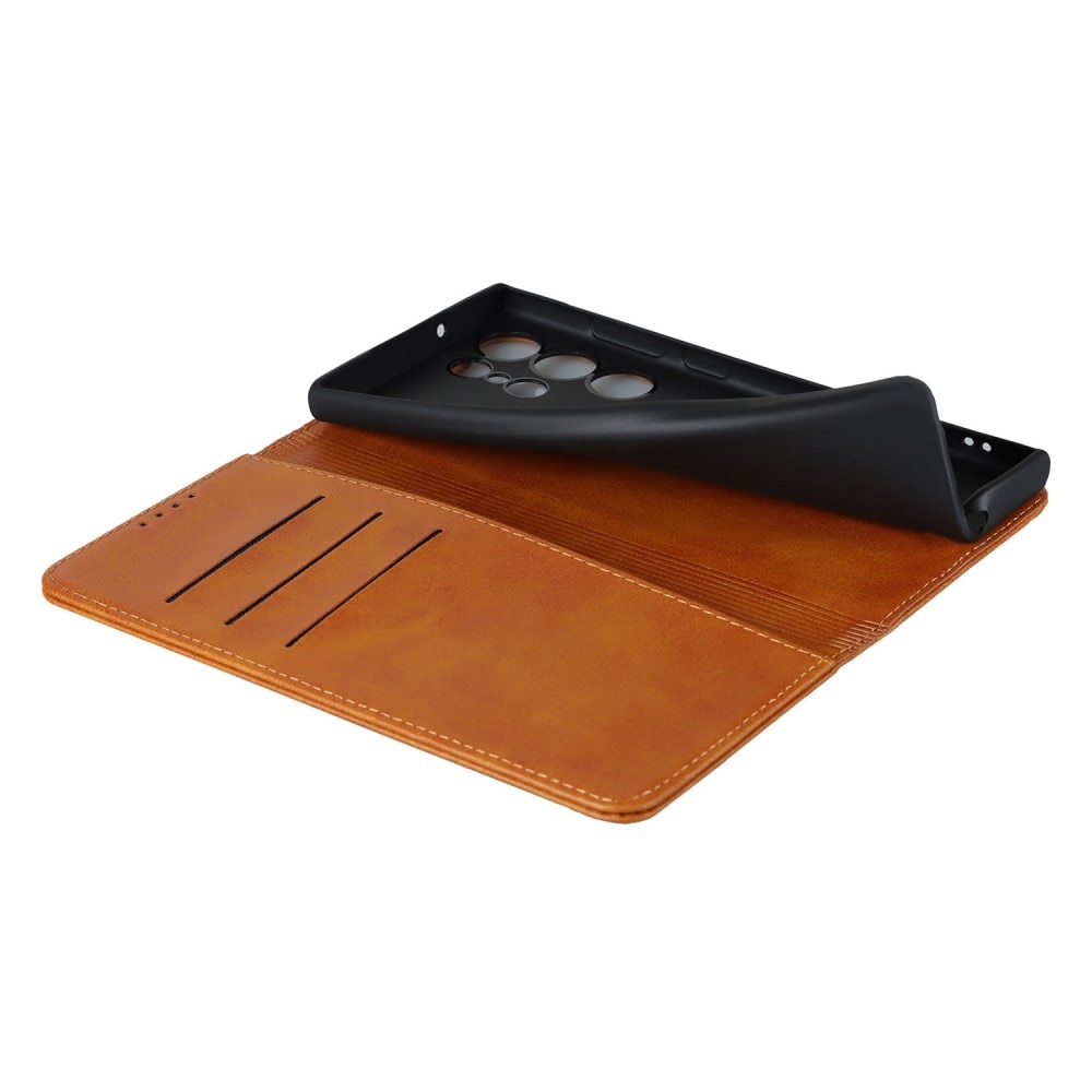 Samsung Galaxy S23 Ultra Slim Smartphonehoesje Bruin