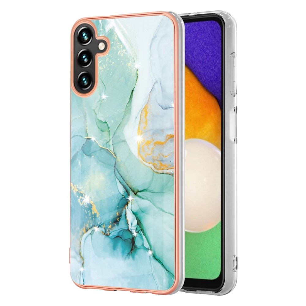 Samsung Galaxy A54 TPU Case groen marmer