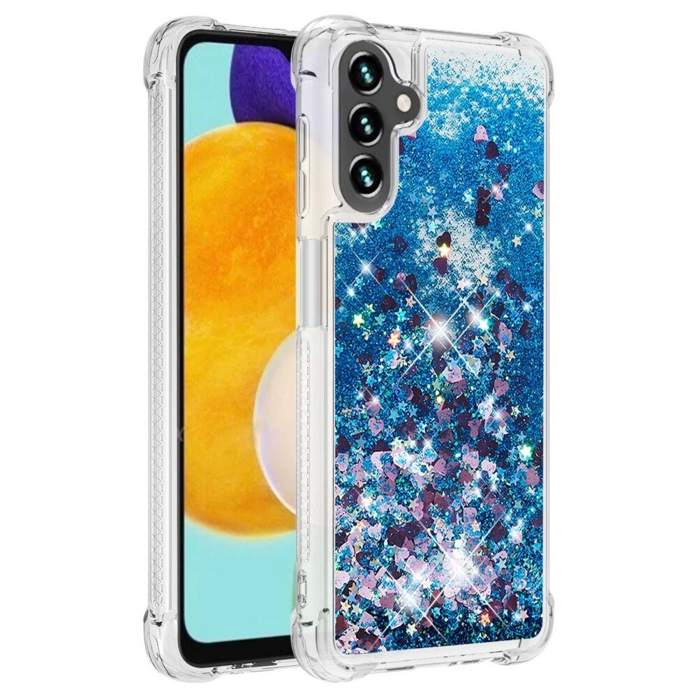 Samsung Galaxy A54 Glitter Powder TPU Hoesje blauw