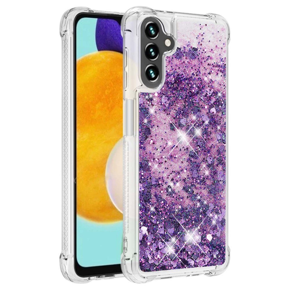 Samsung Galaxy A54 Glitter Powder TPU Hoesje Paars