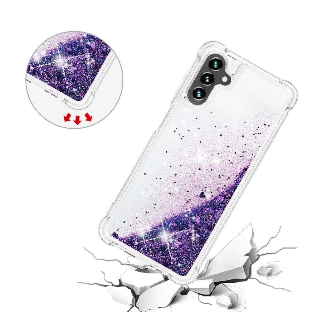 Samsung Galaxy A54 Glitter Powder TPU Hoesje Paars