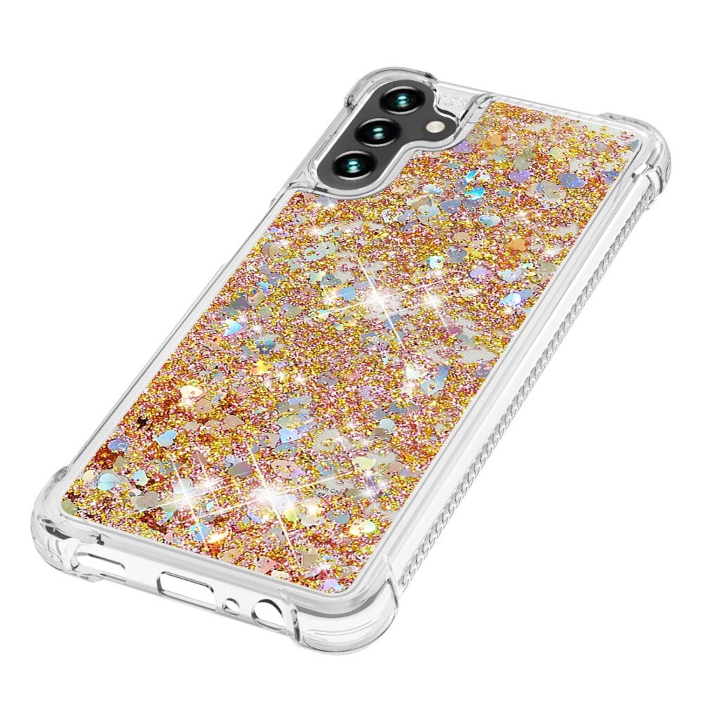 Samsung Galaxy A54 Glitter Powder TPU Hoesje goud