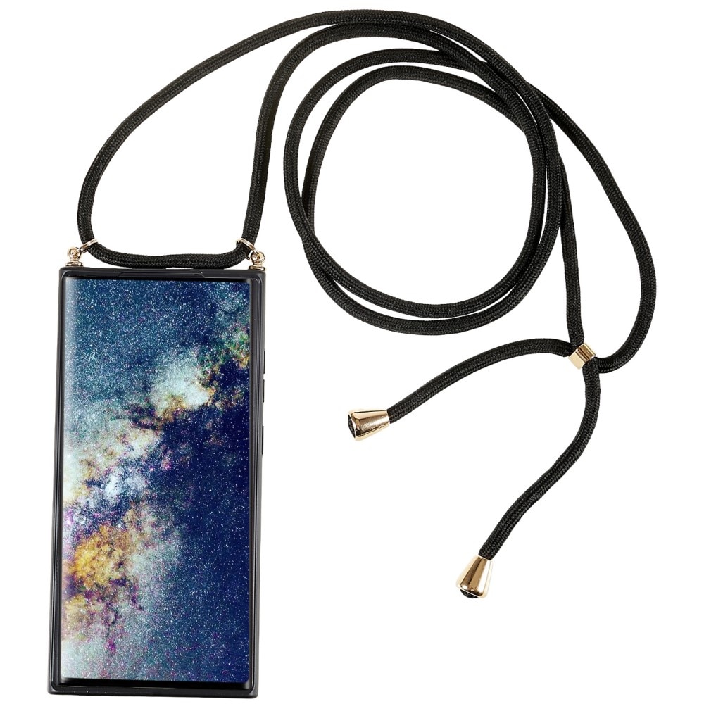 Samsung Galaxy S23 Ultra Hoesje Halsband zwart