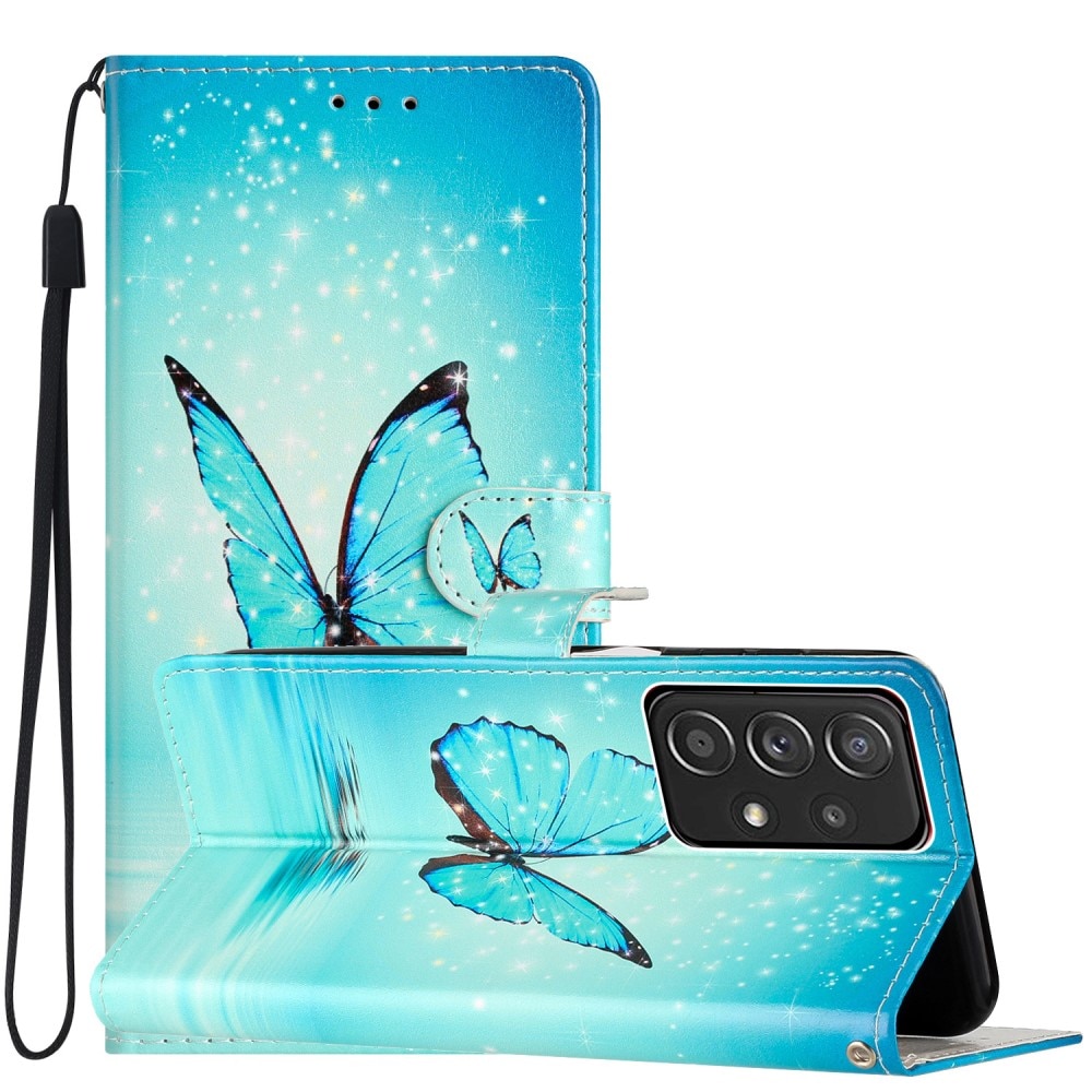 Samsung Galaxy A53 Smartphonehoesje blauwe vlinders