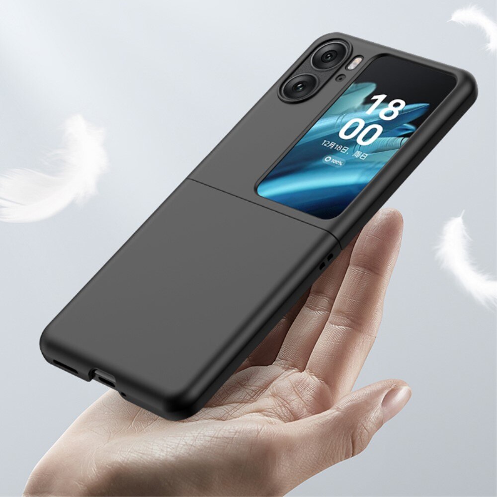 Oppo Find N2 Flip Hardcase Gummicoating zwart