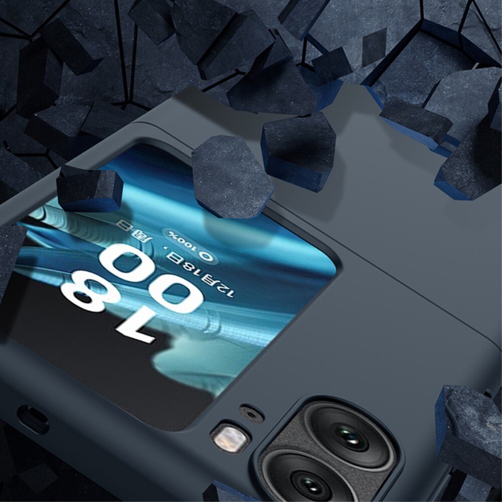 Oppo Find N2 Flip Hardcase Gummicoating zwart