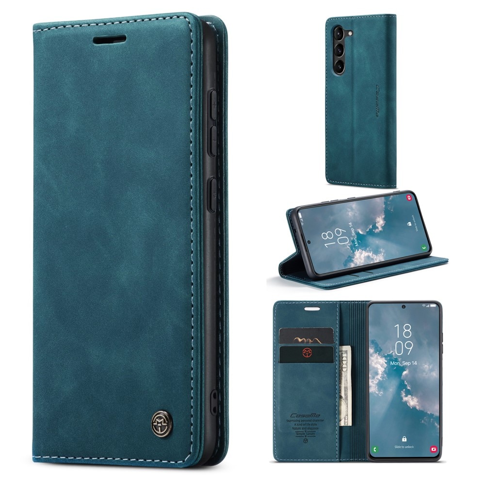 Slim Bookcover hoesje Samsung Galaxy S23 blauw