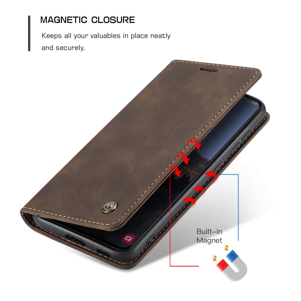 Slim Bookcover Hoesje Samsung Galaxy S23 Plus Bruin