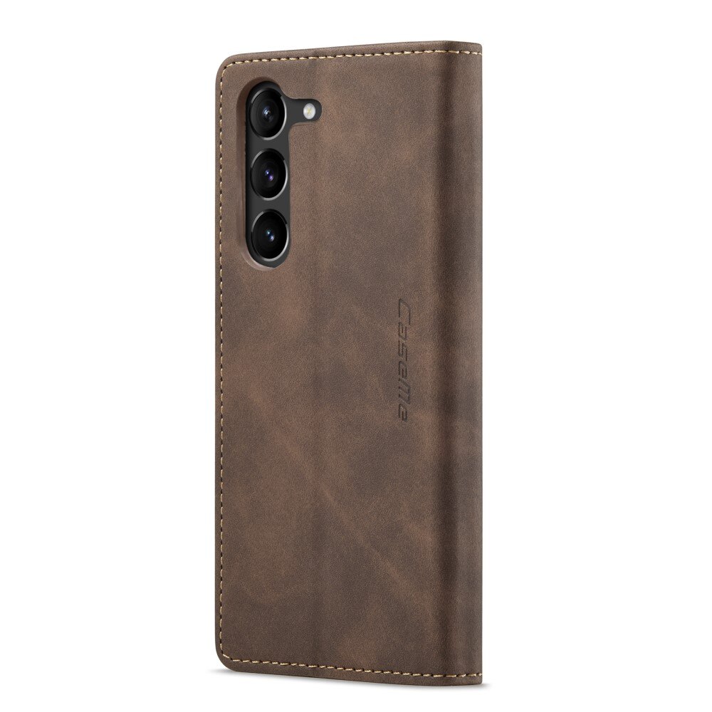 Slim Bookcover Hoesje Samsung Galaxy S23 Plus Bruin