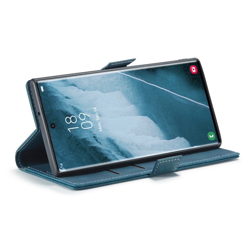 Slim Bookcover Hoesje Samsung Galaxy S23 Ultra Blauw