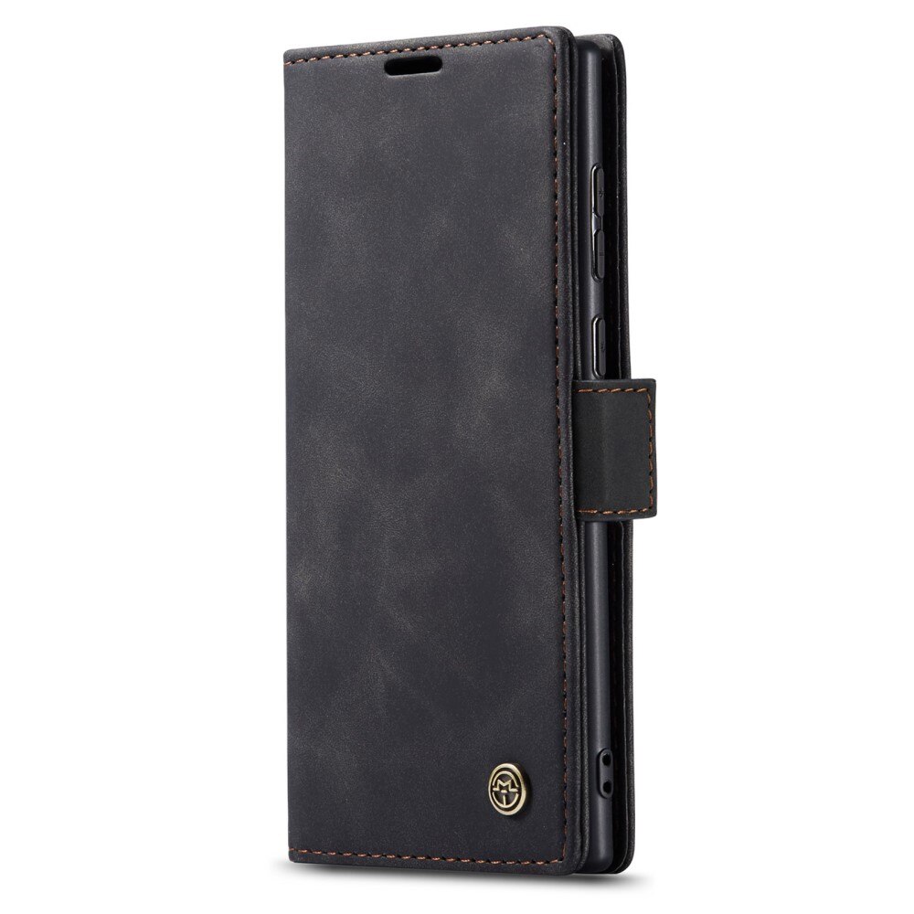 Slim Bookcover Hoesje Samsung Galaxy S23 Ultra Zwart