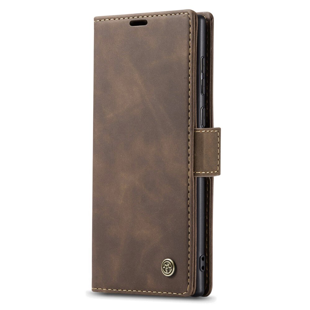 Slim Bookcover Hoesje Samsung Galaxy S23 Ultra Bruin