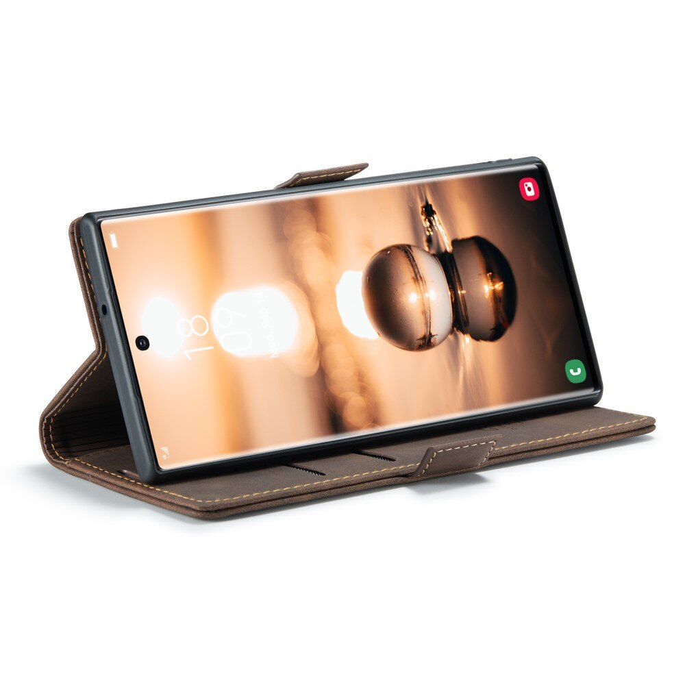 Slim Bookcover Hoesje Samsung Galaxy S23 Ultra Bruin