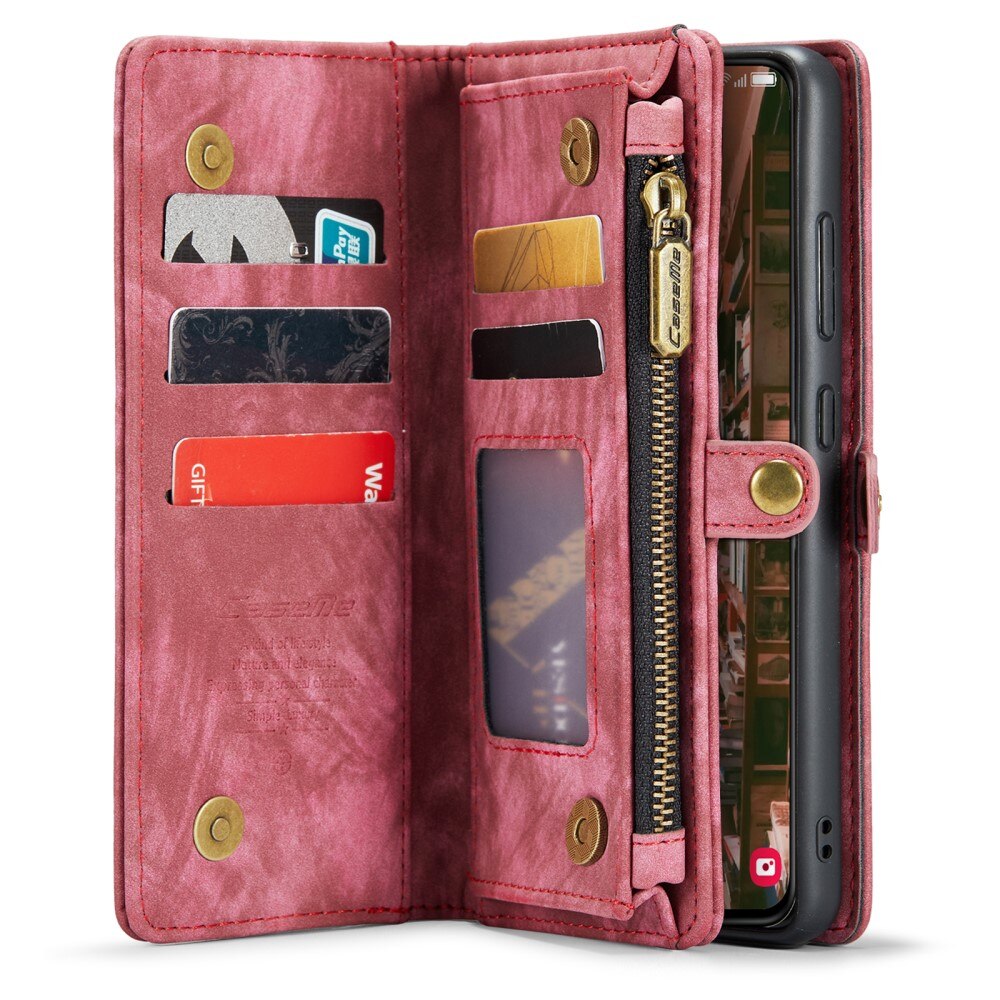 Multi-slot Hoesje Samsung Galaxy S23 rood