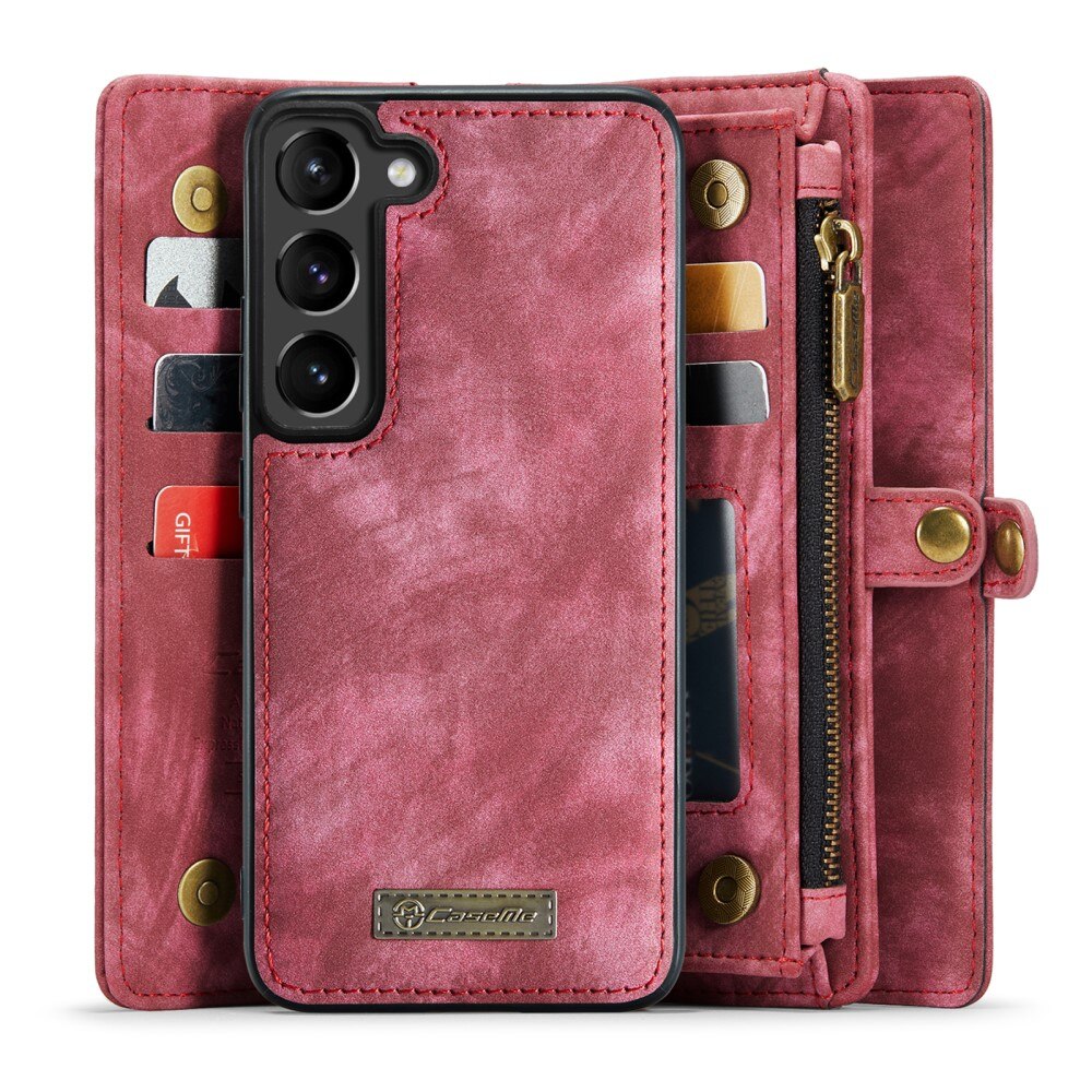 Multi-slot Hoesje Samsung Galaxy S23 rood