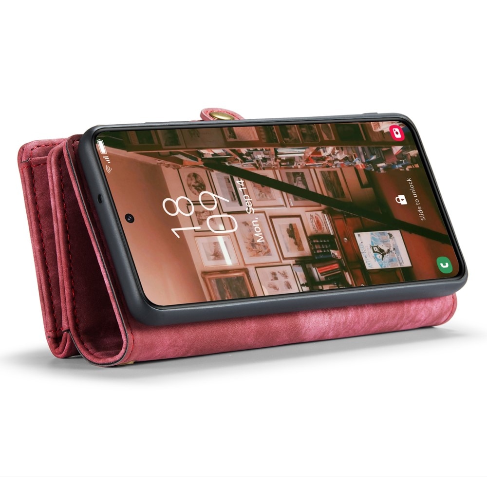 Multi-slot Hoesje Samsung Galaxy S23 rood