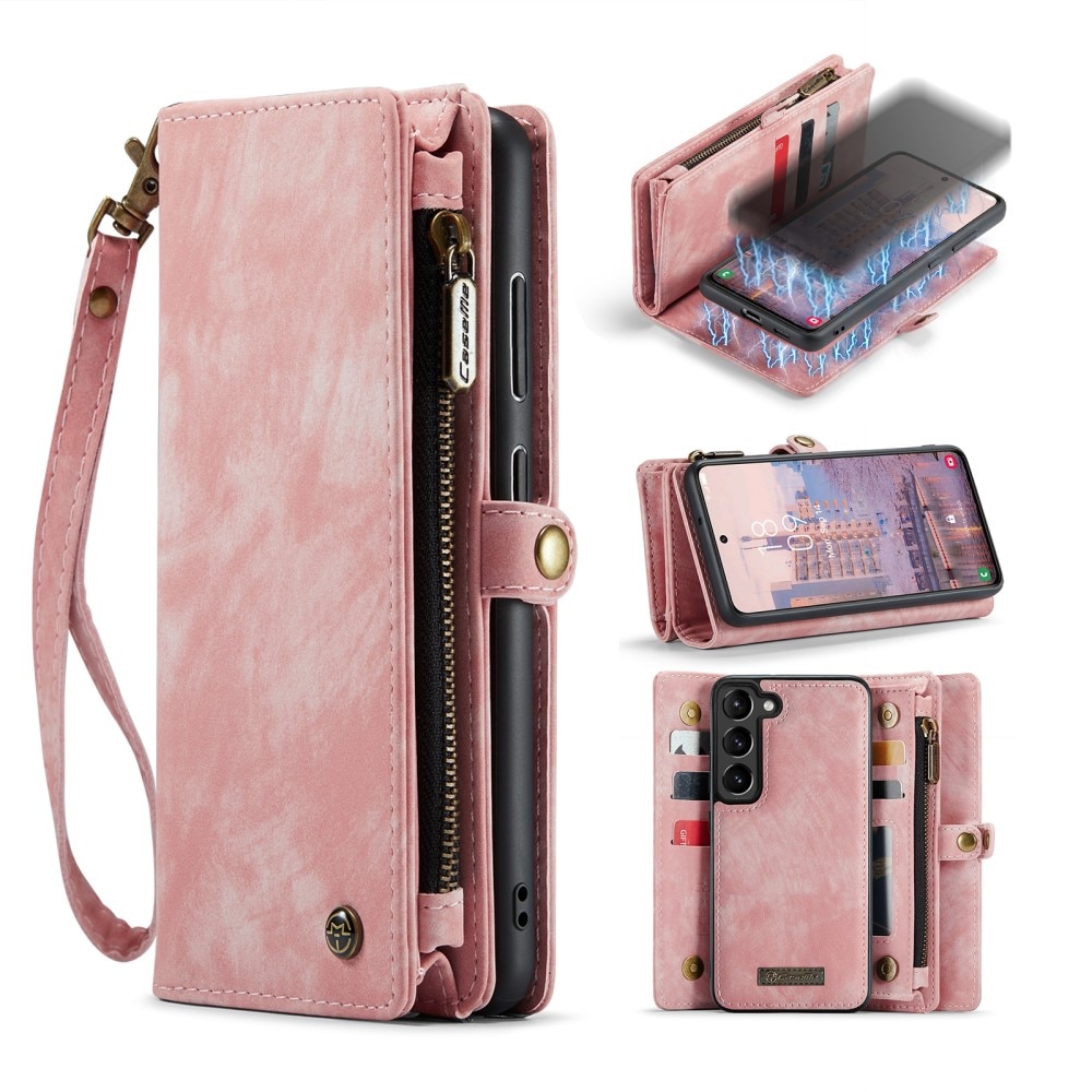 Multi-slot Hoesje Samsung Galaxy S23 roze