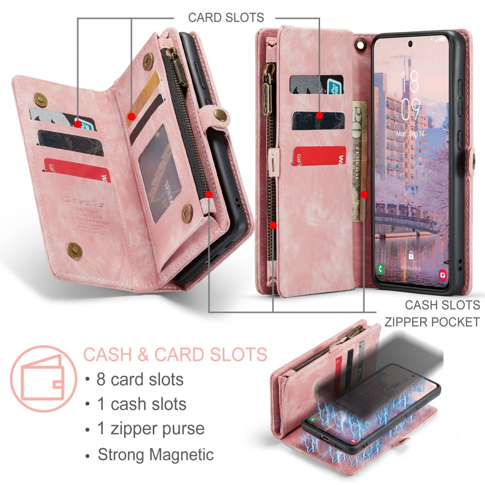 Multi-slot Hoesje Samsung Galaxy S23 roze