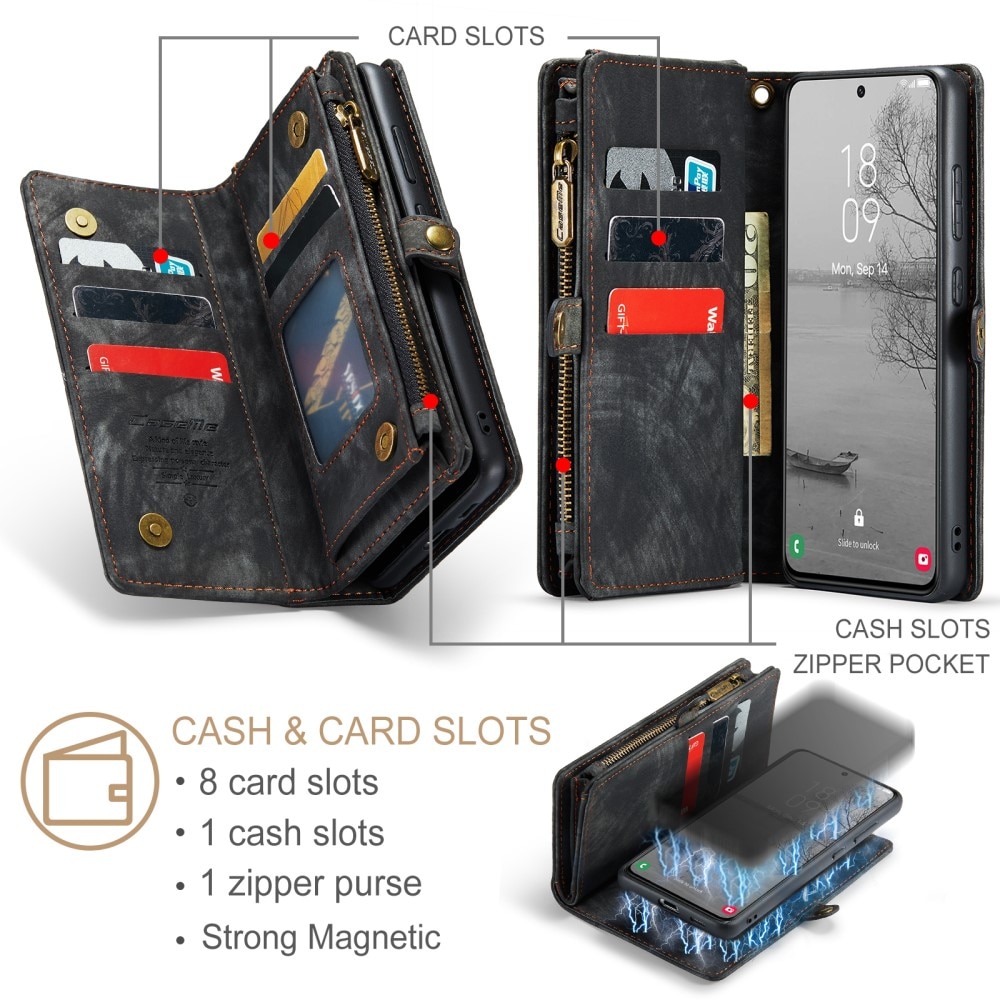 Multi-slot Hoesje Samsung Galaxy S23 Plus Grijs