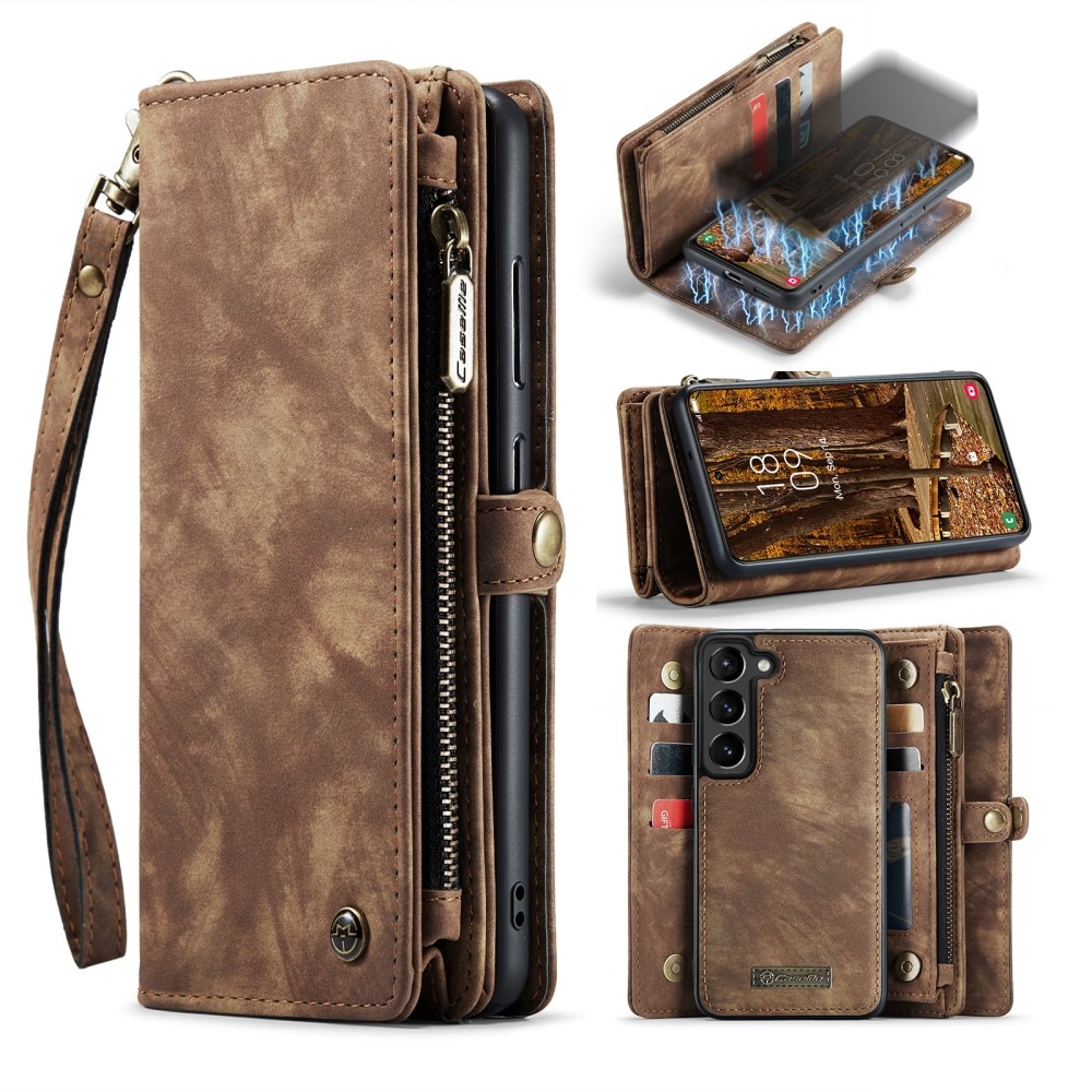 Decoratief Visser Deskundige CaseMe Multi-slot Hoesje Samsung Galaxy S23 Plus bruin - koop online