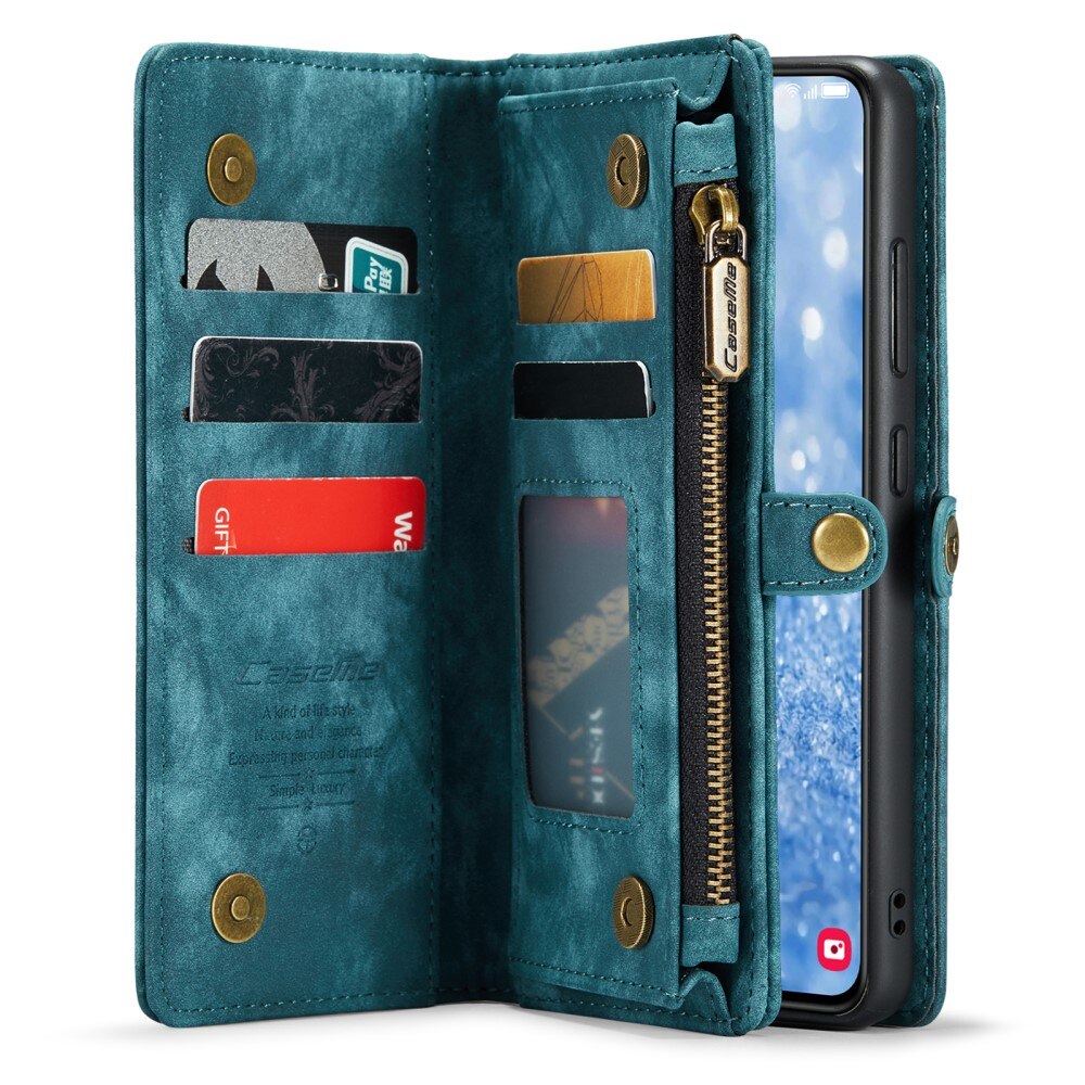 Multi-slot Hoesje Samsung Galaxy S23 Plus blauw