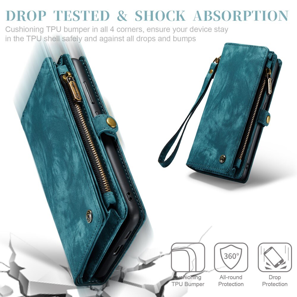 Multi-slot Hoesje Samsung Galaxy S23 Plus Blauw
