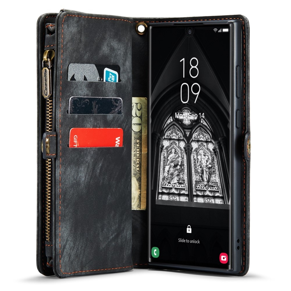 Multi-slot Hoesje Samsung Galaxy S23 Ultra grijs