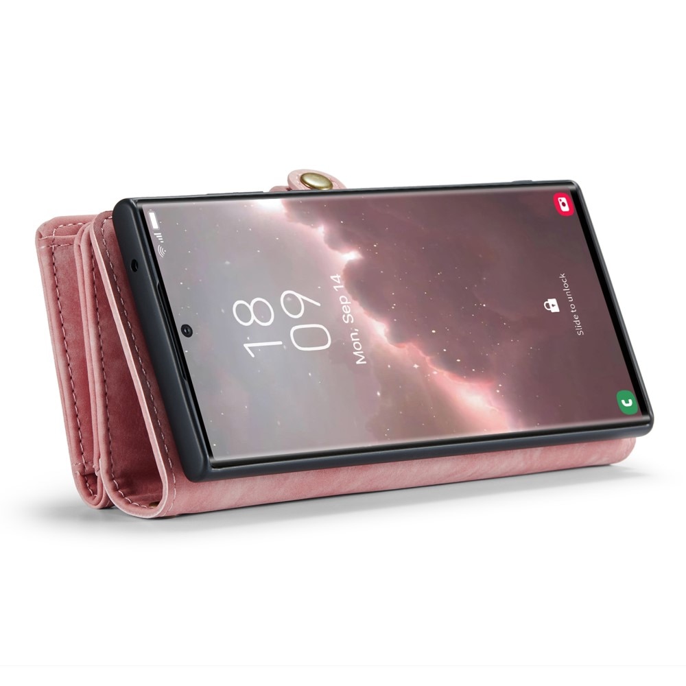Multi-slot Hoesje Samsung Galaxy S23 Ultra roze