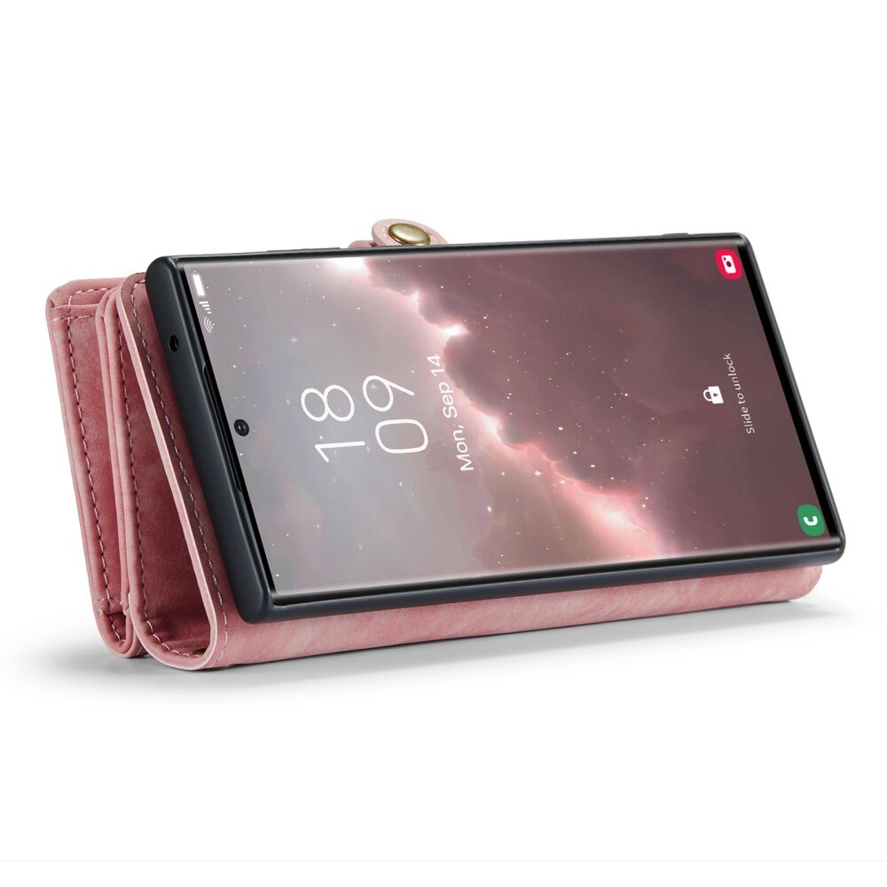Multi-slot Hoesje Samsung Galaxy S23 Ultra Roze