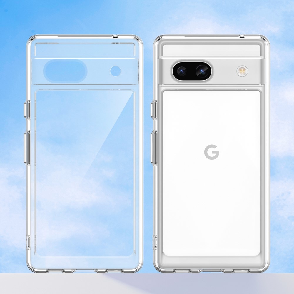 Crystal Hybrid Case Google Pixel 7a transparant