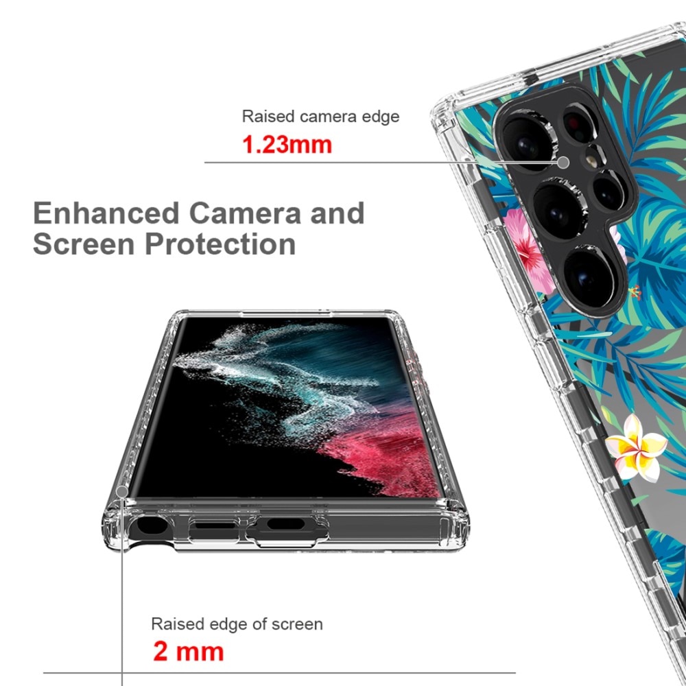 Samsung Galaxy S23 Ultra Full Cover Hoesje oerwoud