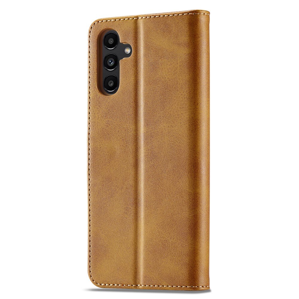 Bookcover hoesje Samsung Galaxy A34 cognac