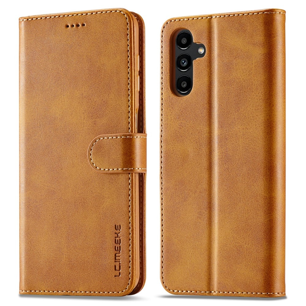 Bookcover hoesje Samsung Galaxy A34 cognac