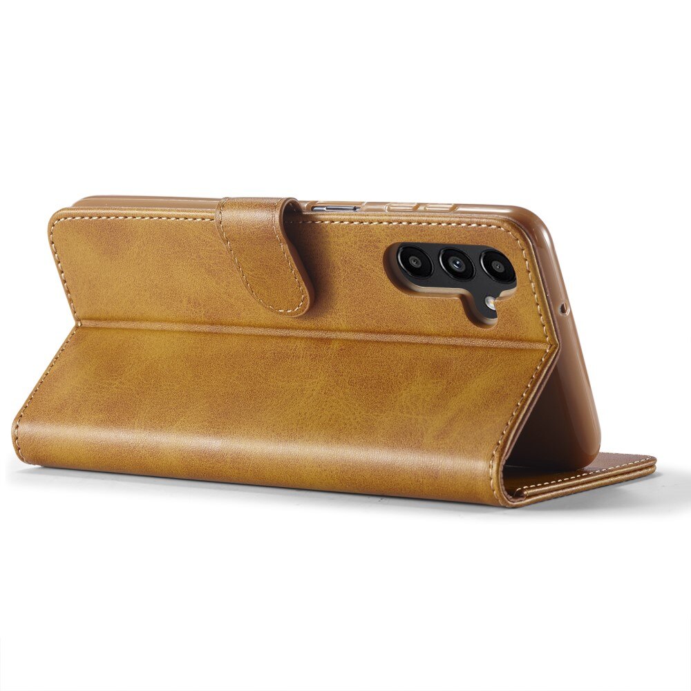 Bookcover hoesje Samsung Galaxy A34 cognac