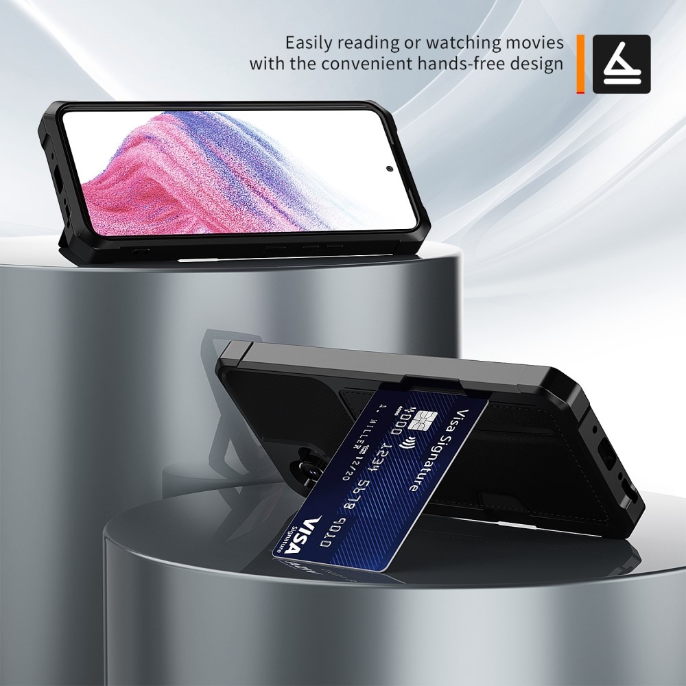 Samsung Galaxy A54 Tough Card Case zwart