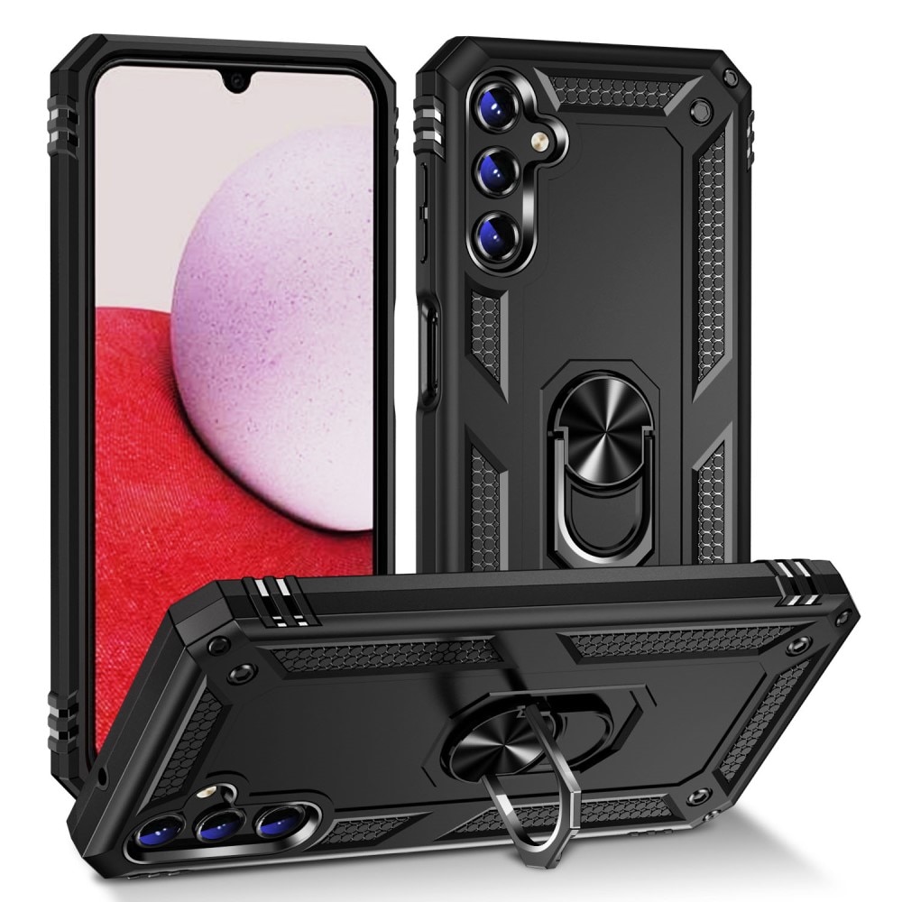 Samsung Galaxy A14 Hybridcase Tech Ring zwart