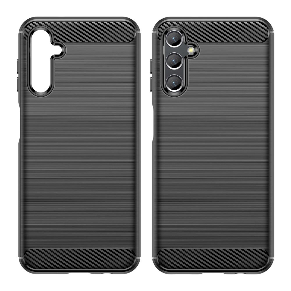 Hoesje TPU Brushed Samsung Galaxy A14 Zwart