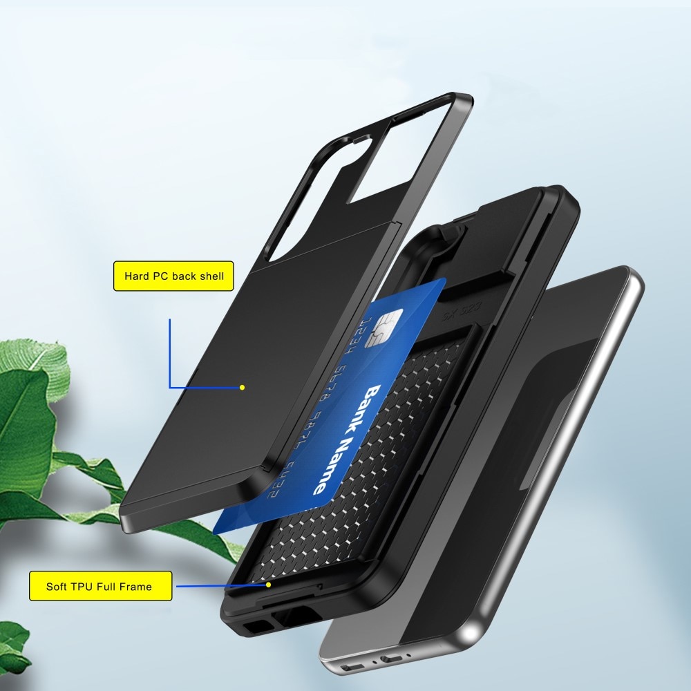 Samsung Galaxy S23 Plus Hoesje met Cardslot Zwart